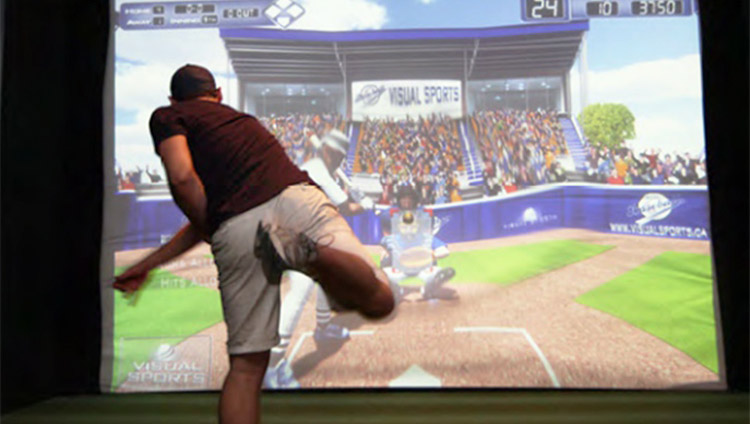 虚拟棒球投掷体验