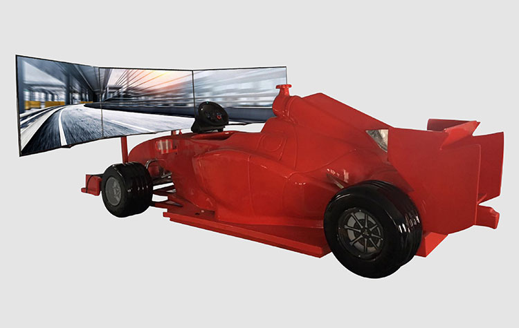 塔川F1三屏实感模拟赛车